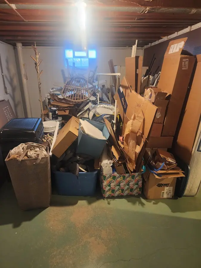 Roll-off dumpster container at job site for Construction Dumpster Rental in Cleburne